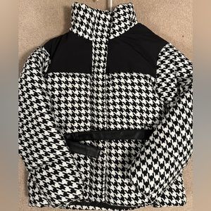 ASOS houndstooth ski jacket